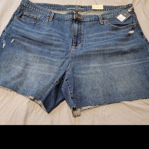 NWT Universal Thread Boyfriend‎ Shorts Womens Plus Size 26W / 3XL.  6" inseam